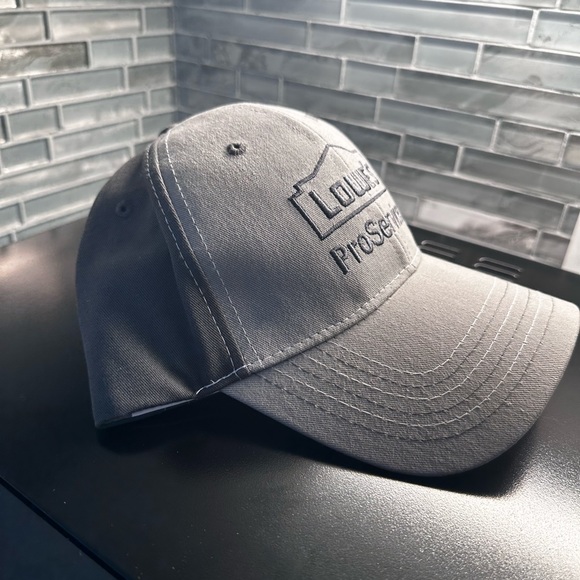Lowe's Pro Services Hardware Adjustable Gray Employee Hat - New - Picture 4 of 6